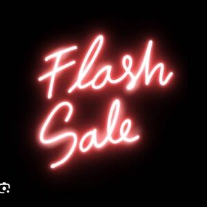 Neon Flash Sale Sign